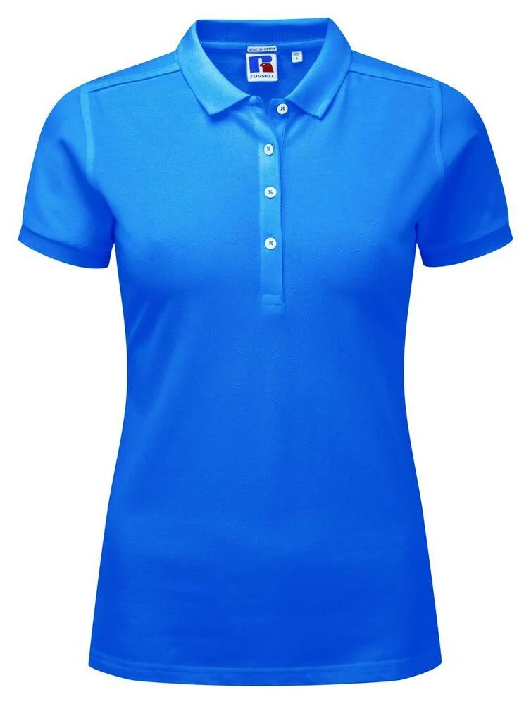 Russell JZ565 Stretch Polo Dames – Azure Blue