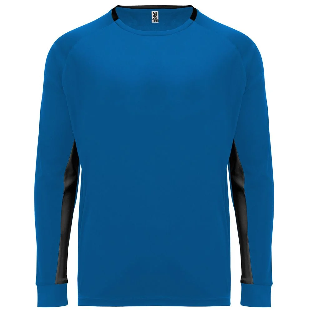 Roly CA0413 Porto T-shirt – Koningsblauw/Zwart