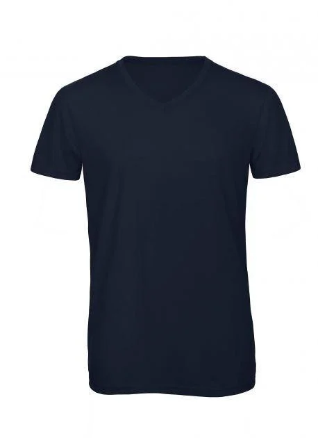 B&C BC057 TM057 Tri-Blend V-hals T-shirt Heren – Navy