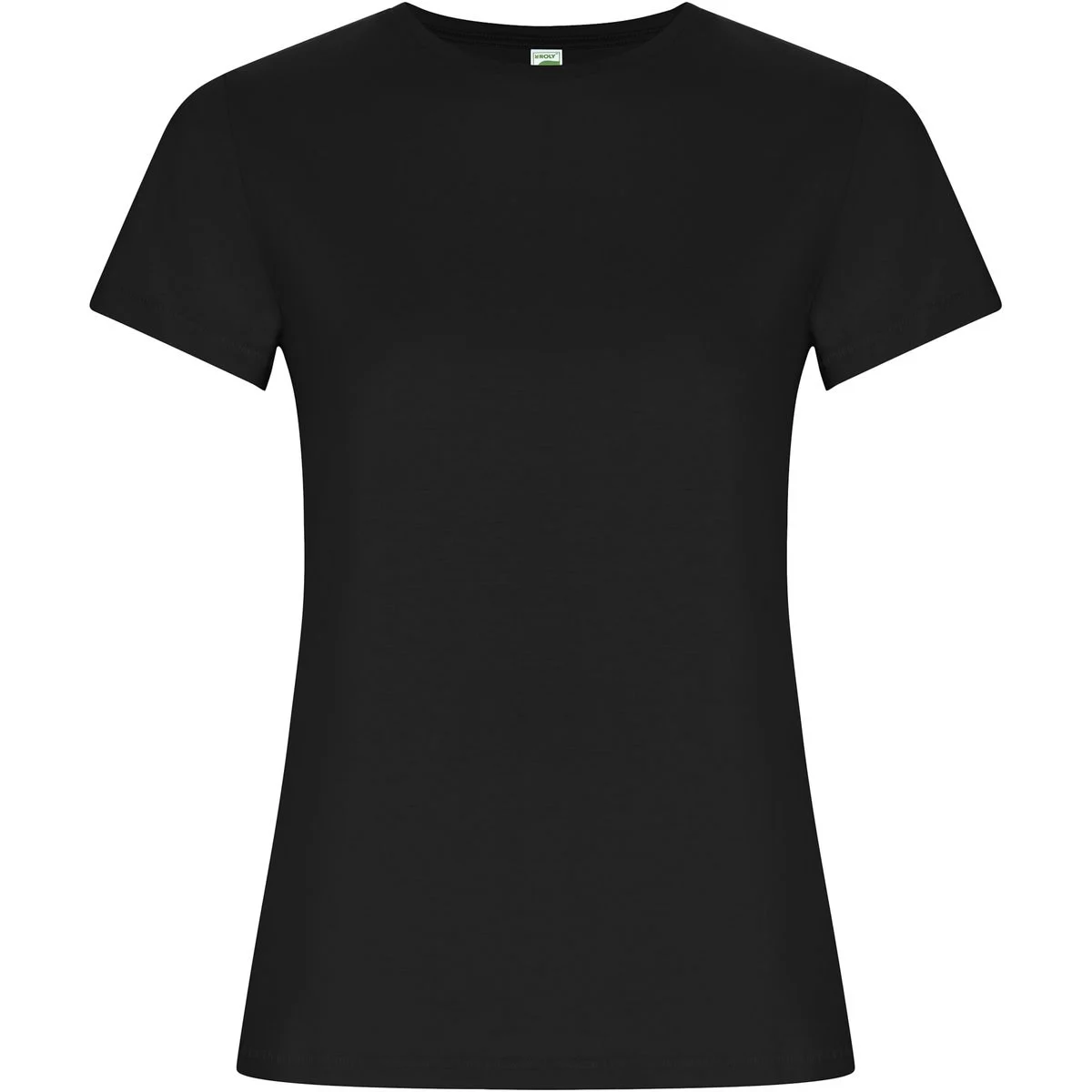 Roly CA6696 Biologisch T-shirt Dames – Zwart