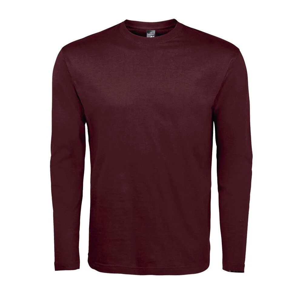 SOL'S 11420 Monarch T-shirt Lange Mouwen Heren – Ossenbloed