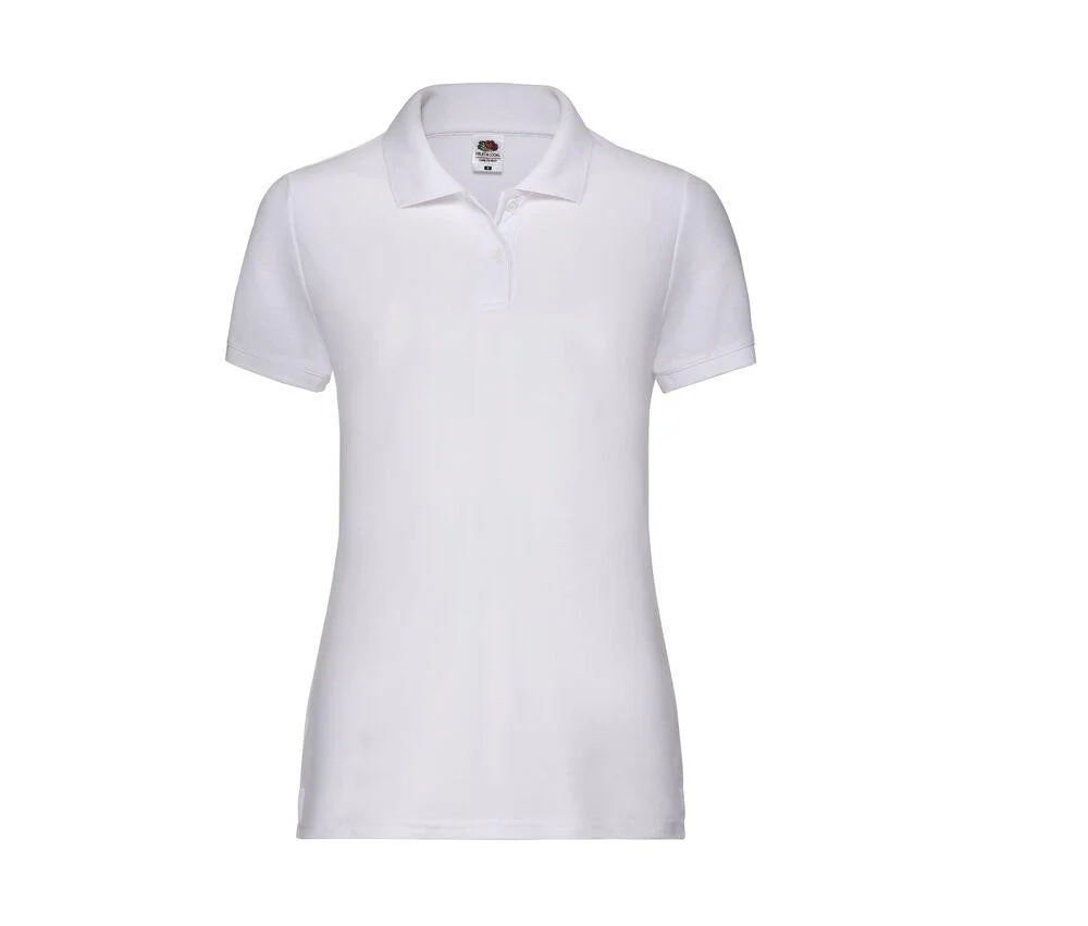 Fruit of the Loom SC281 Lady-fit 65/35 Polo Dames – White