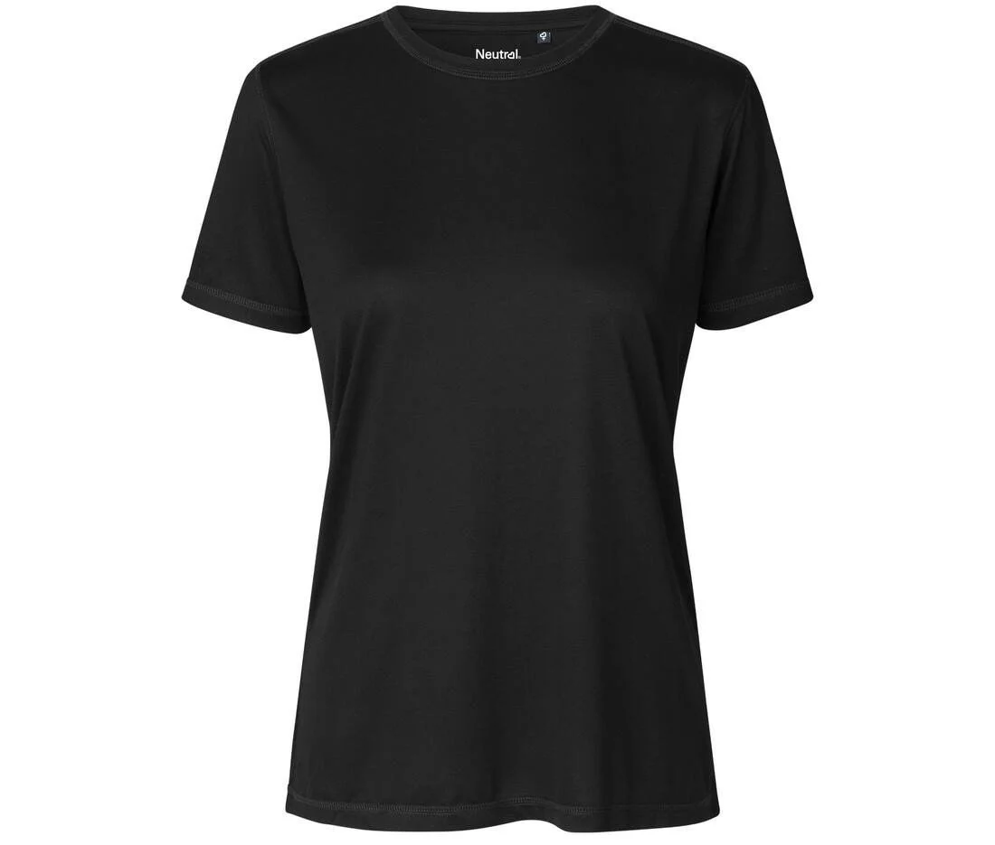 Neutral R81001 Ademend Gerecycled Polyester T-shirt Dames – Black