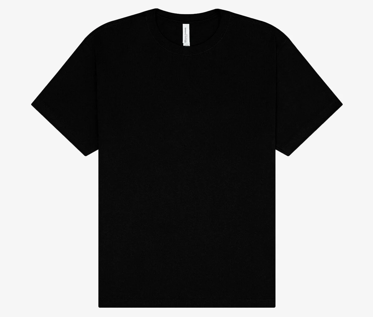 Bella+Canvas BE4610 Unisex Zwaar T-shirt – Black