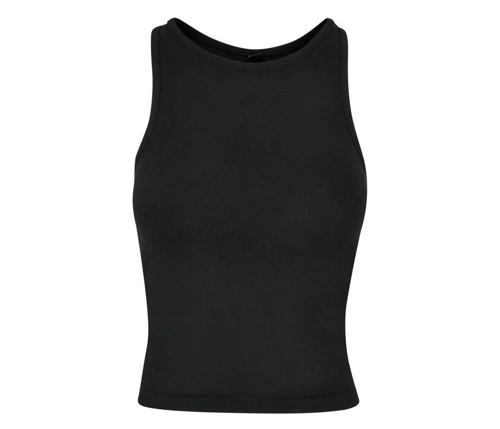 Build Your Brand BY208 Racerback Top Dames – Black