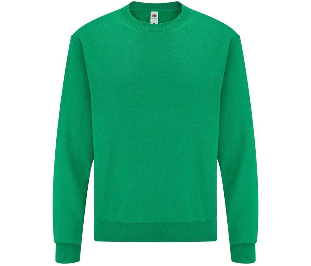 Fruit of the Loom SC250 Set In Sweater – Retro Heather Green