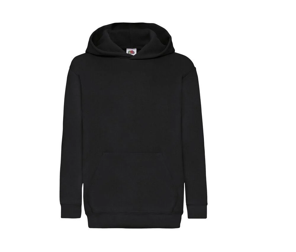 Fruit of the Loom SC371 Kinderhoodie – Black