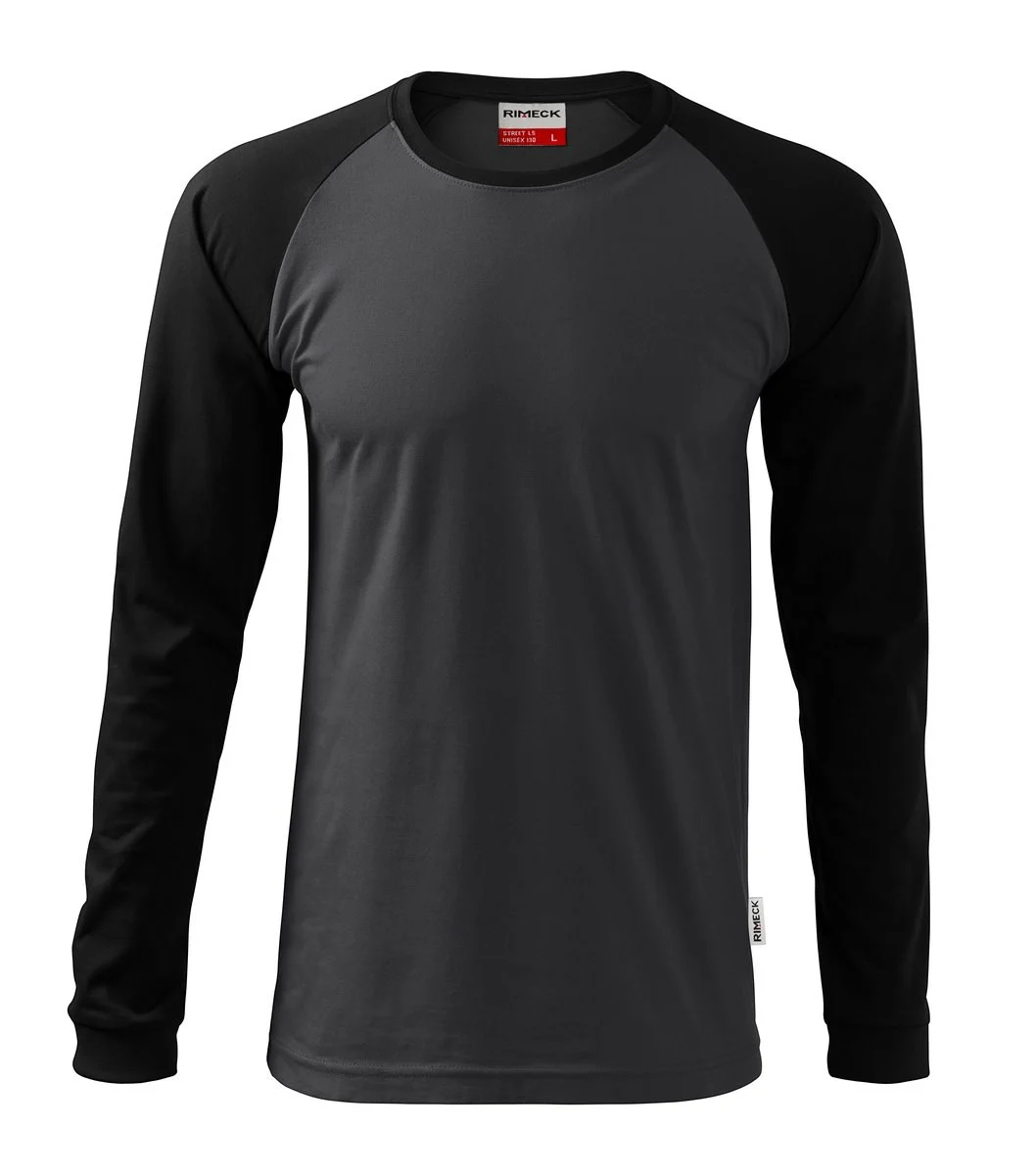 Malfini 130 T-shirt Lange Mouwen – ebbenhoutgrijs