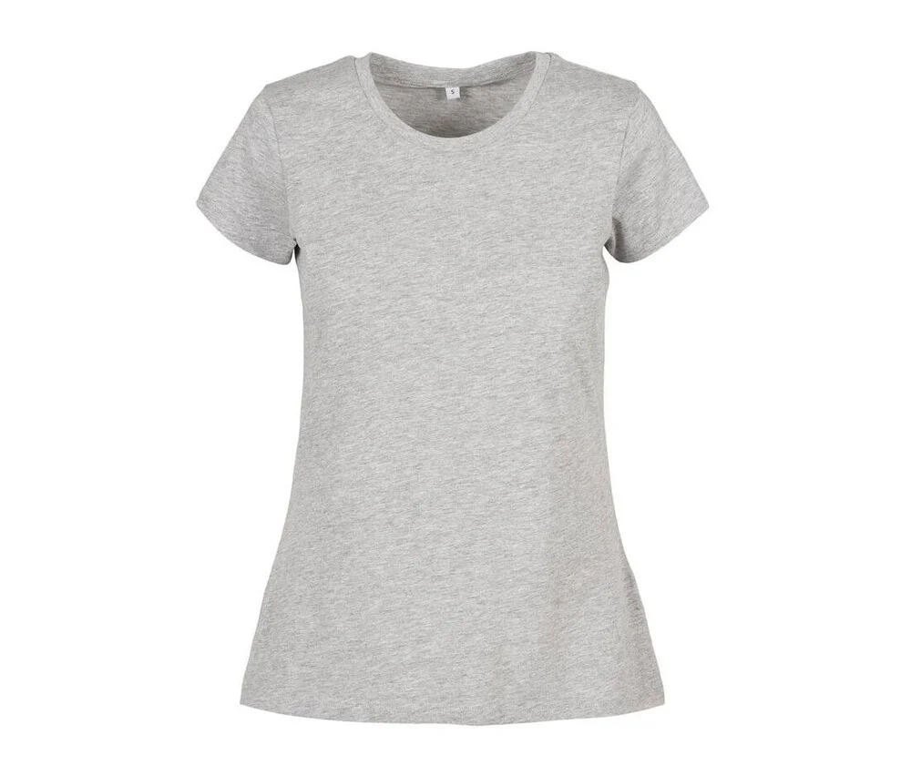 Build Your Brand BYB012 Basic T-shirt Dames – Heather Grey