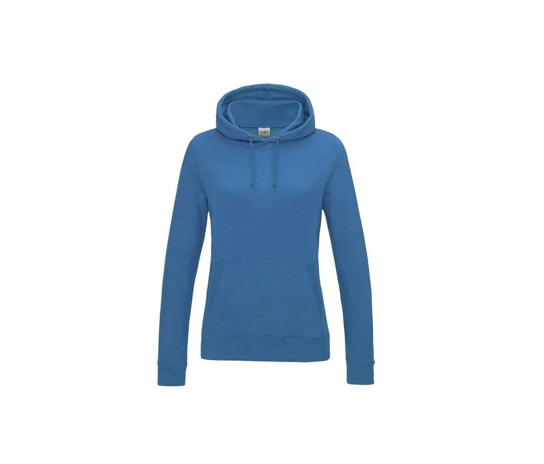 AWDIS JH01F Women's College Hoodie – Sapphire Blue