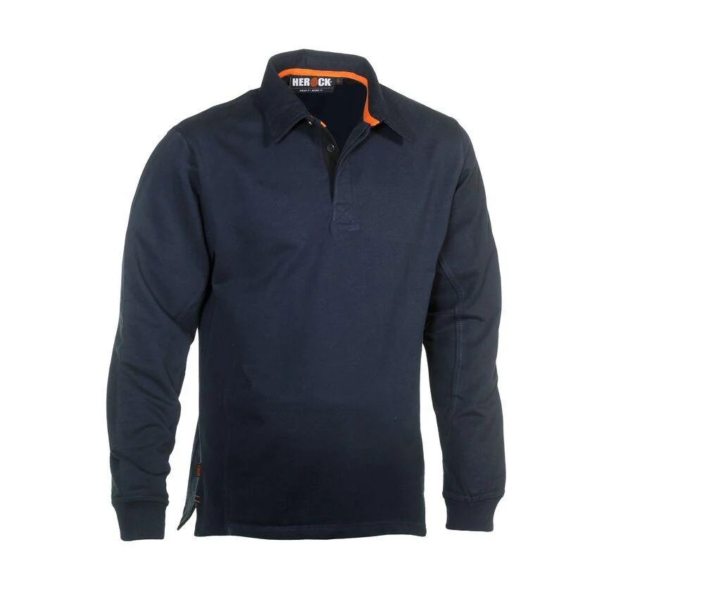 Herock HK310 Troja Polo Lange Mouwen – Navy