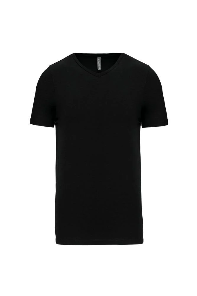 Kariban K3014 T-shirt V-hals Heren – Zwart