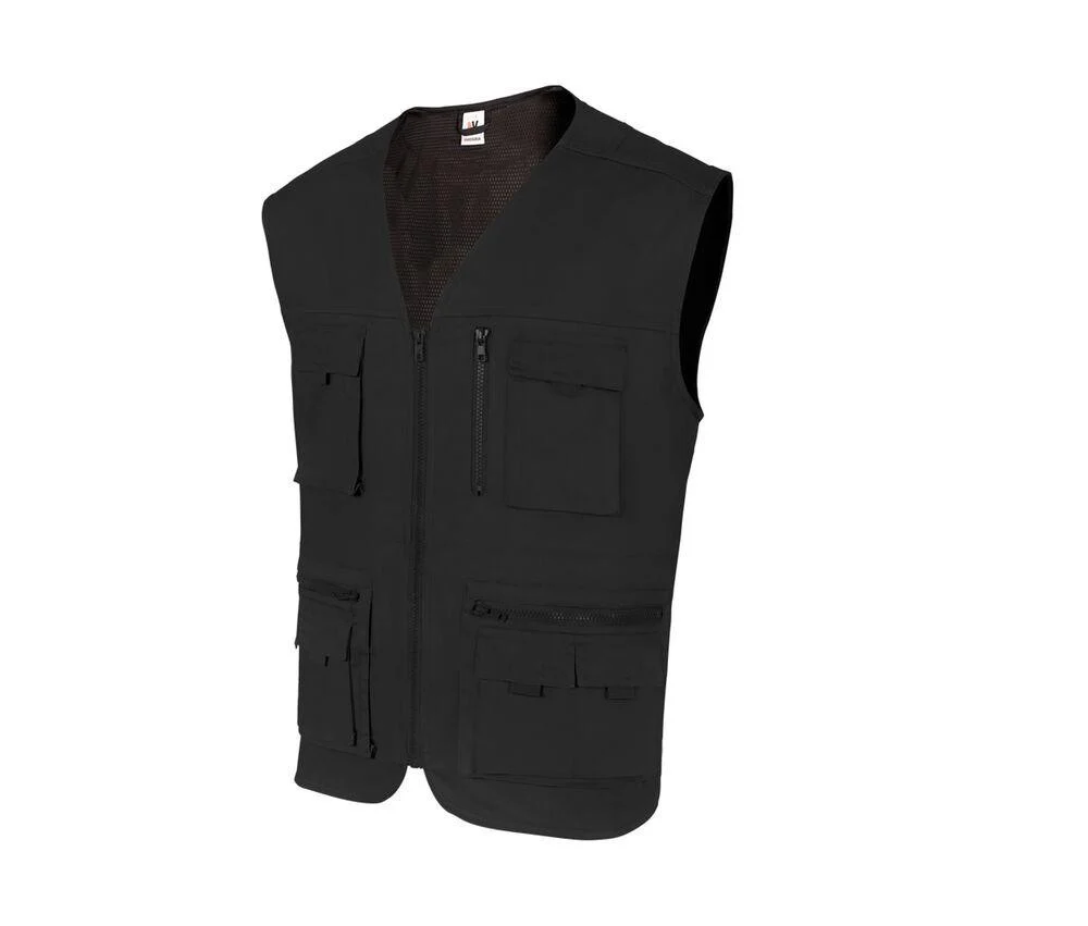 Velilla V15901 Multi-pocket Bodywarmer Heren – Black
