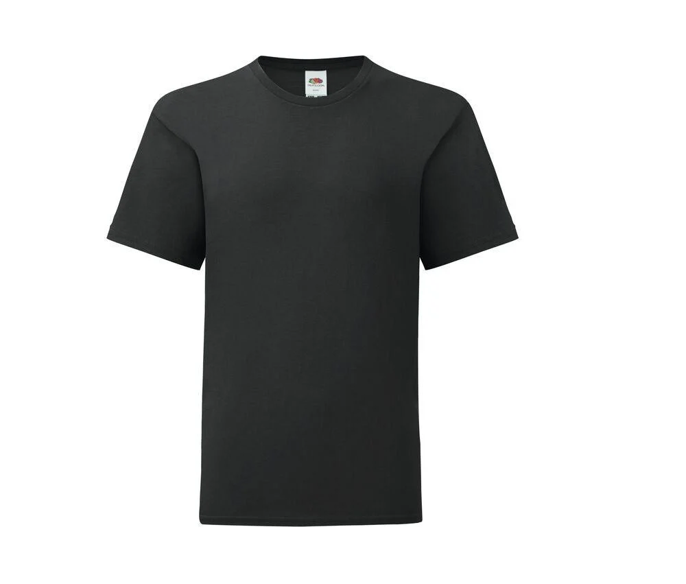 Fruit of the Loom SC6123 Kinder T-shirt – Black