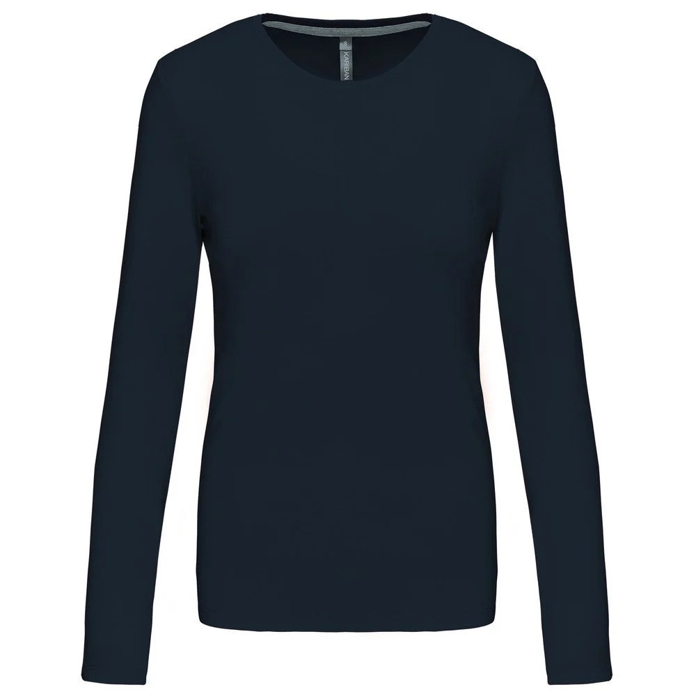 Kariban K383 T-shirt Lange Mouwen Dames – Marine/Navy