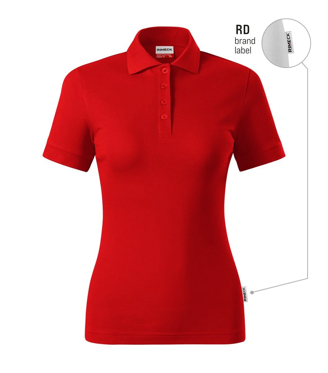 Rimeck R21 Heavy Polo – rood 07 (merklabel)