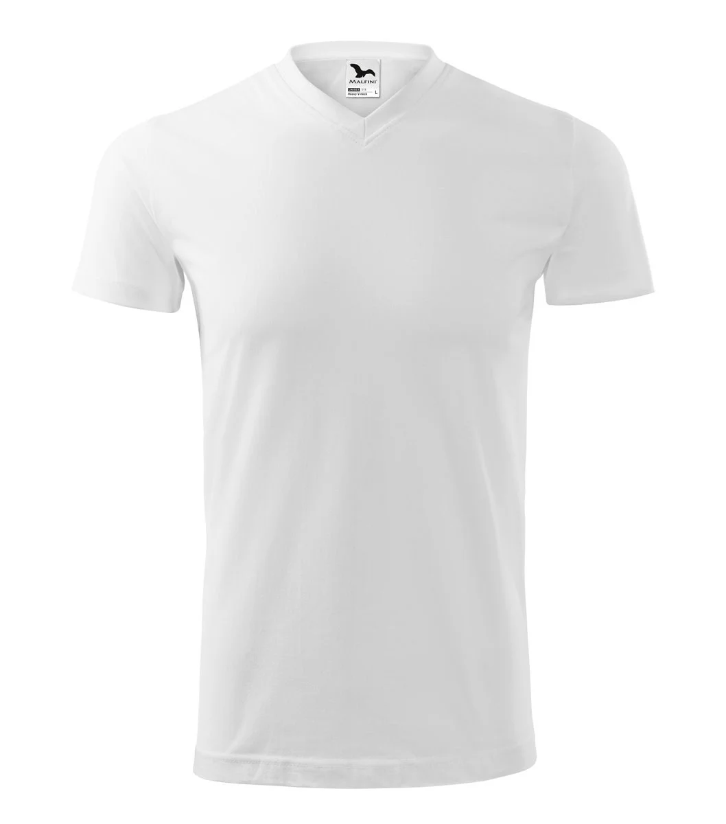 Malfini 111 Heavy T-shirt V-hals – Wit