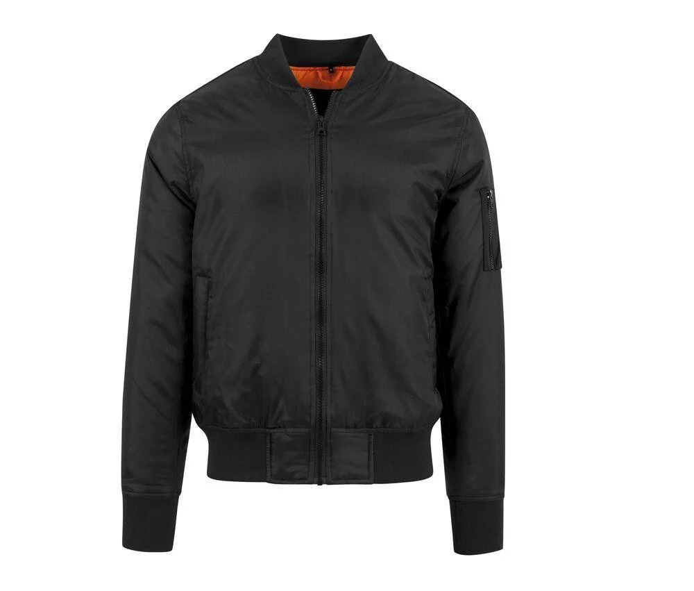 Build Your Brand BY030 Bomberjack Heren – Black