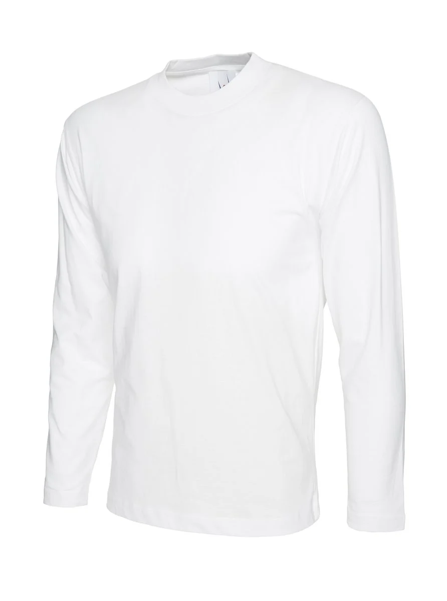 Radsow by Uneek UC314 T-shirt Lange Mouwen Heren – Wit