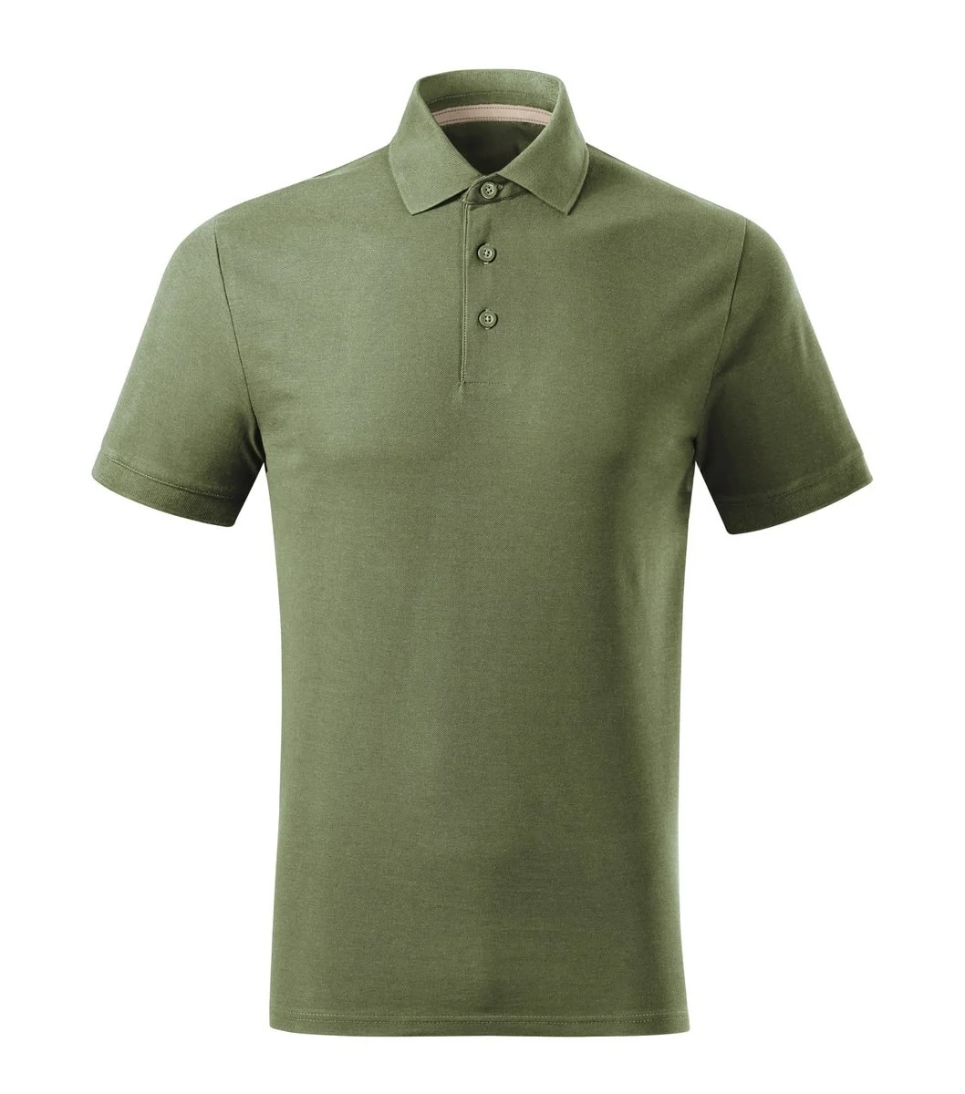 Montparel 234 Biologisch Tweekleurig Polo – Kaki