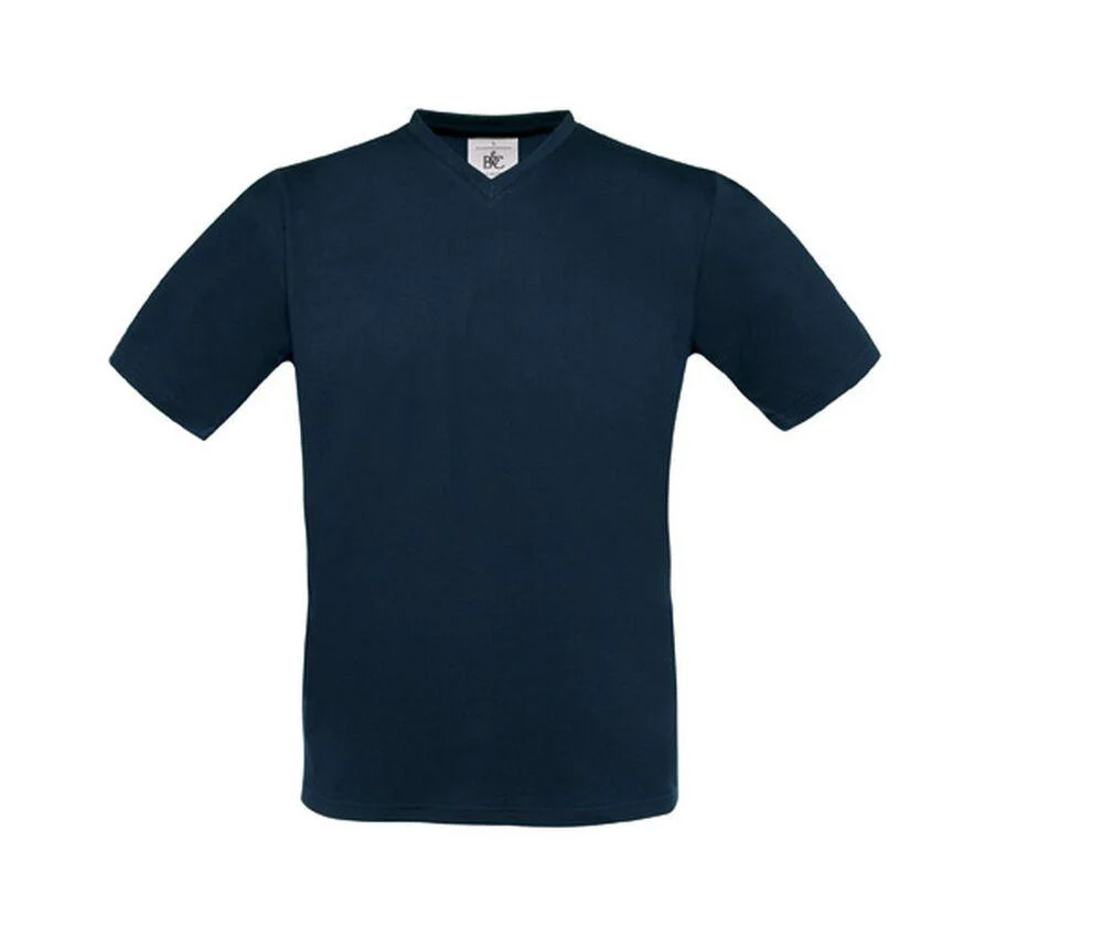 B&C BC163 Exact V-hals T-shirt – Navy