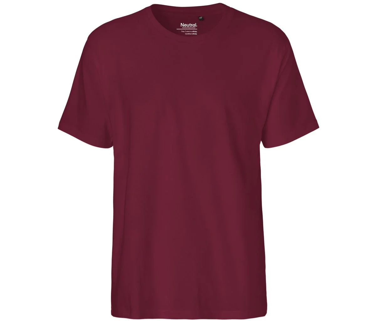 Neutral O60001 T-shirt Heren 180 – Burgundy