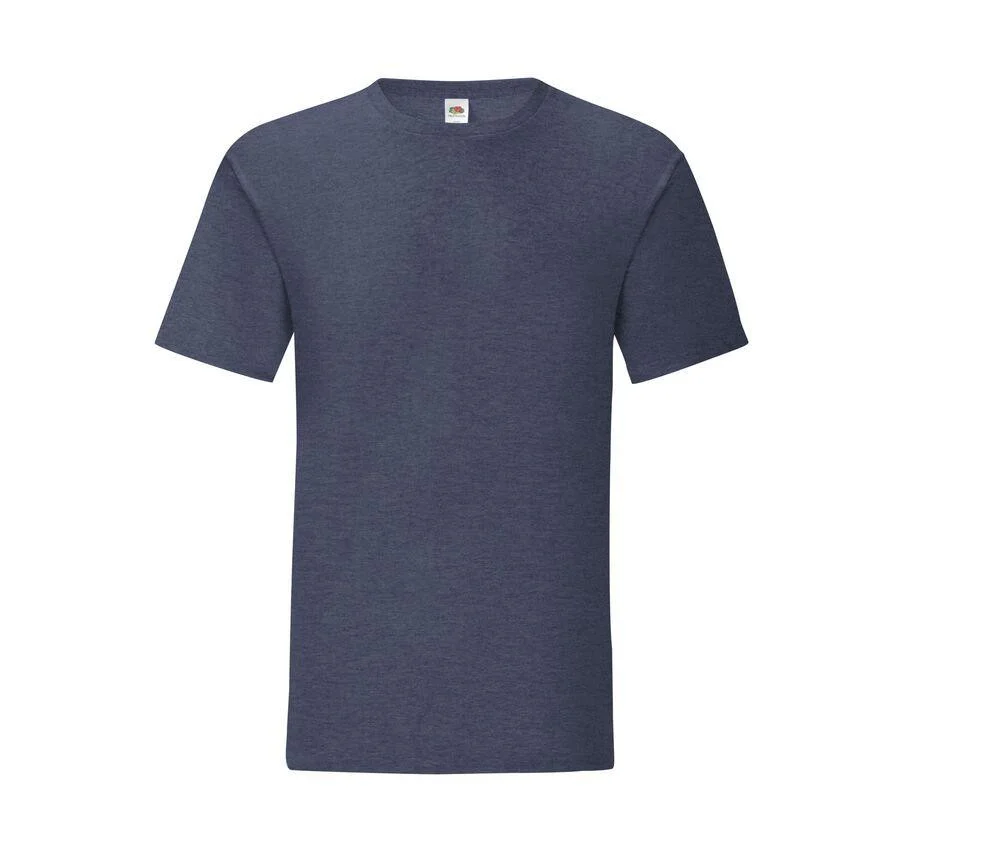 Fruit of the Loom SC150 Iconic T-shirt Heren – Heather Navy