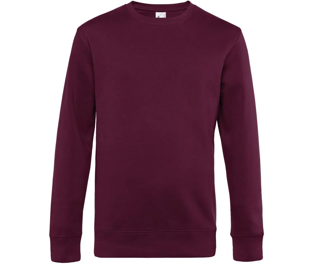 B&C BCU01K Sweater King – Dark Cherry