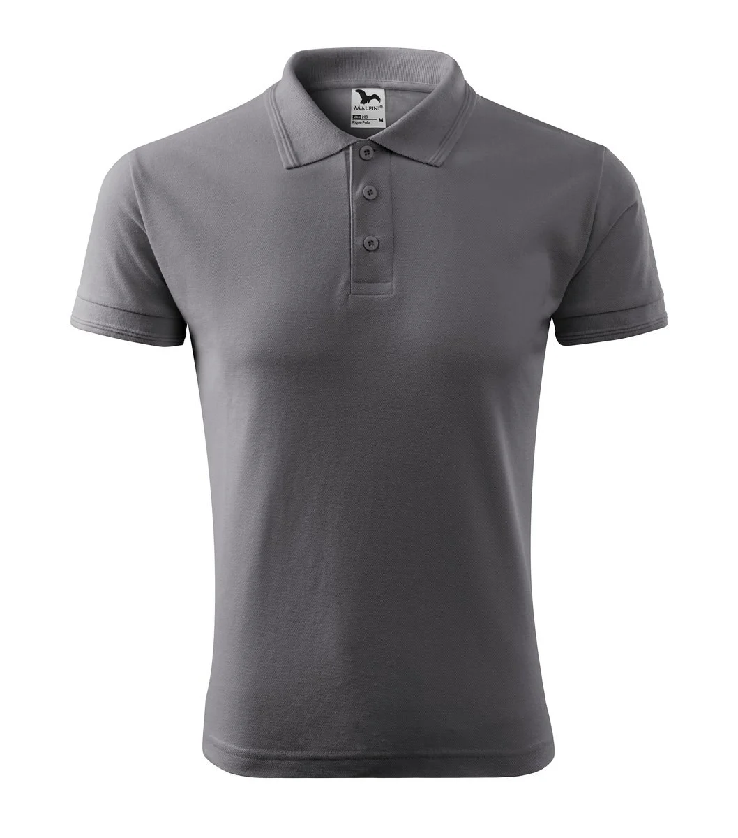 Malfini 203 Polo Heren – staalgrijs