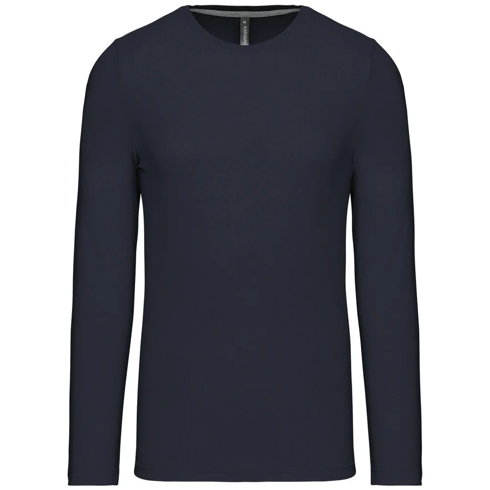 Kariban K359 T-shirt Lange Mouwen Heren – Marine/Navy
