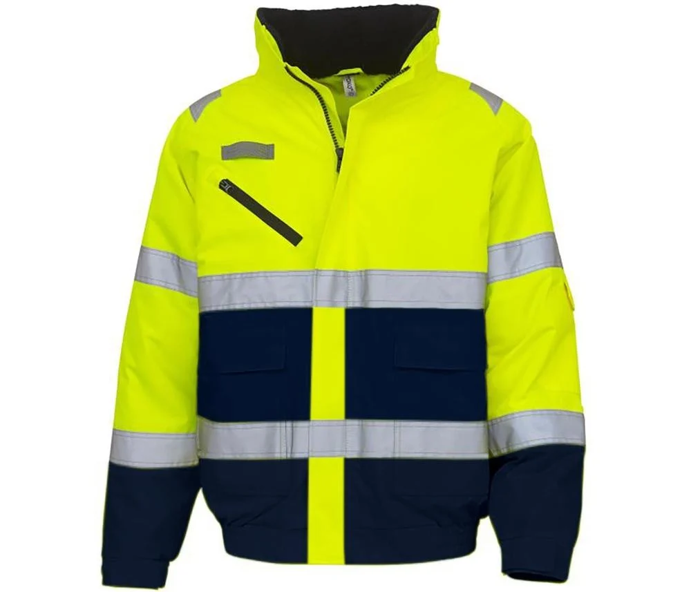 Yoko YK209 Fontaine Flight Jas Hoge Zichtbaarheid – Hi Vis Yelow / Navy