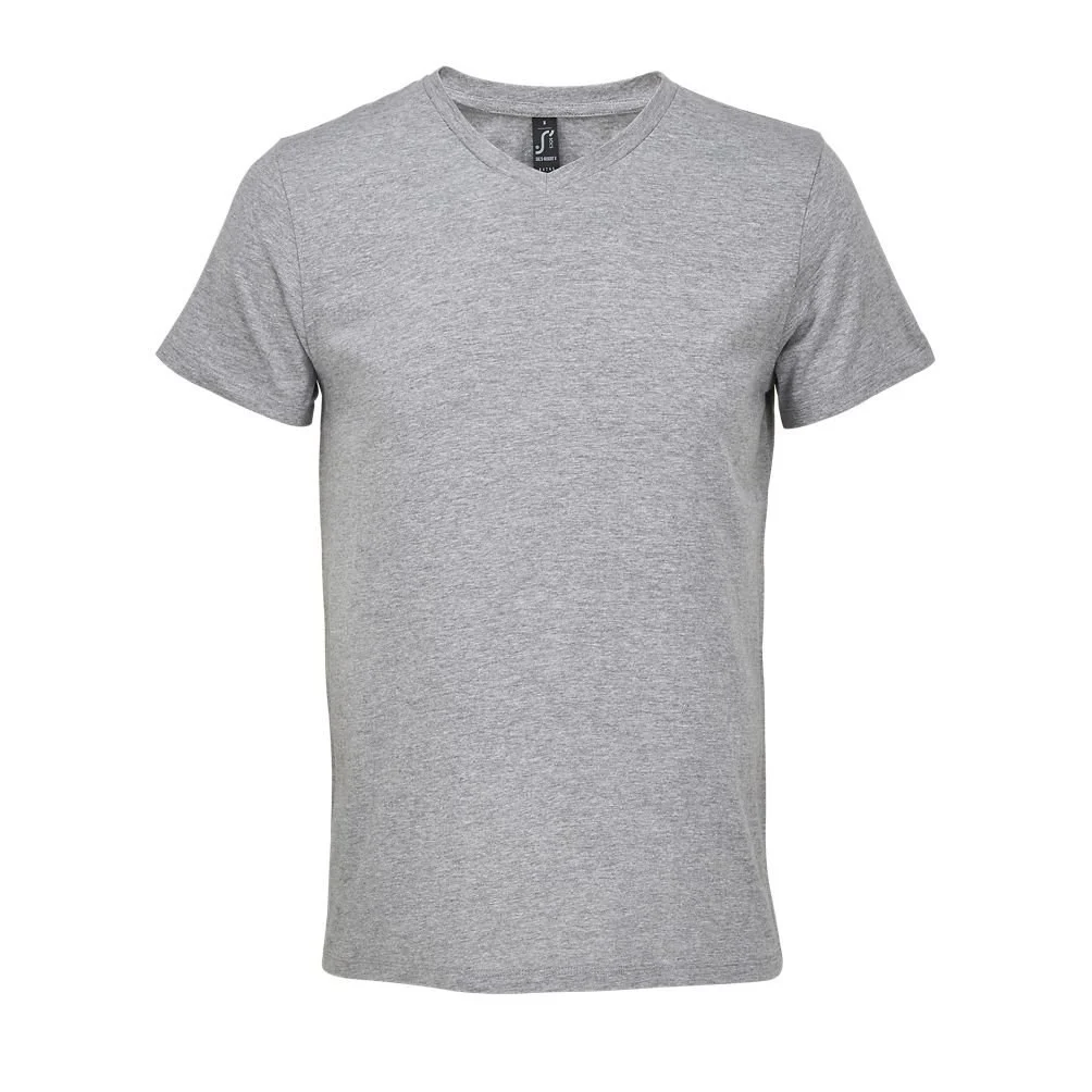 SOL'S 04765 Regent T-shirt V-hals – Grijs gemêleerd