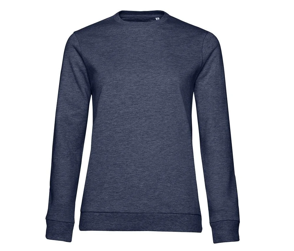 B&C BCW02W Sweater Dames – Heather Navy