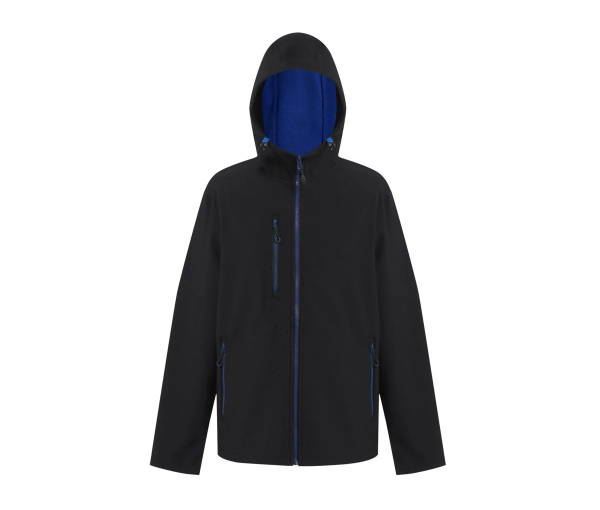 Regatta RGA705 Navigate 2-laags Softshell Jas met Capuchon – Navy / French Blue