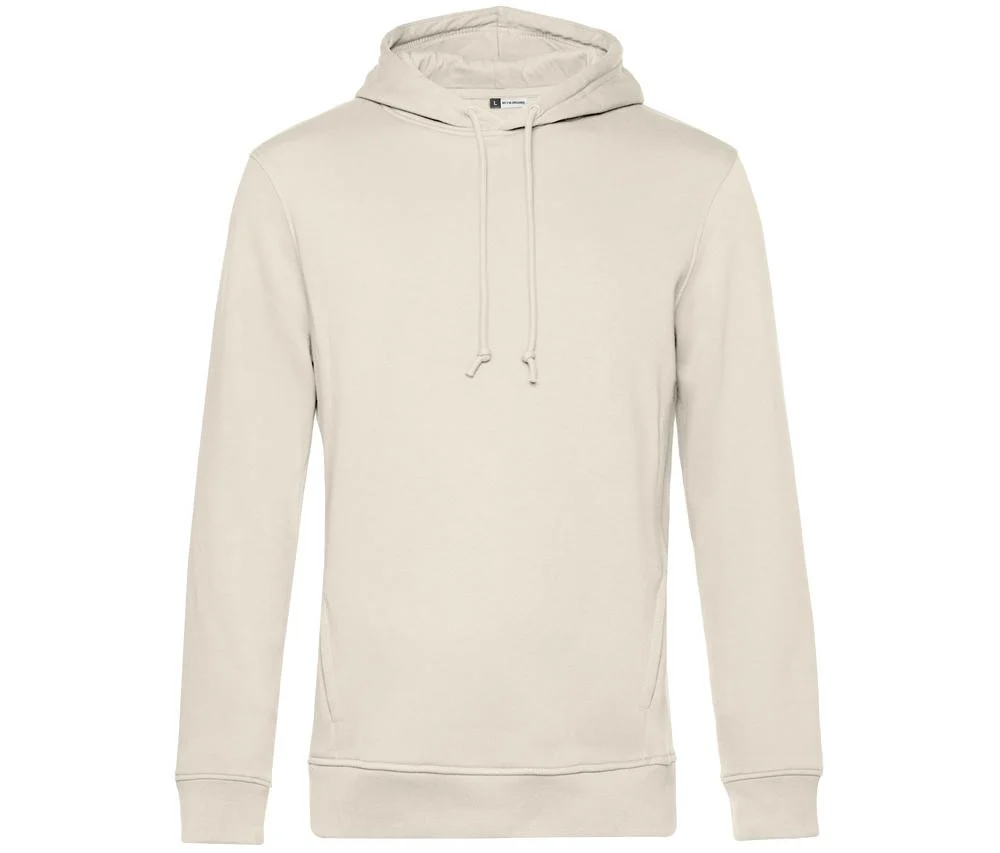 B&C BCU33B Biologische Hoodie Heren – Off White