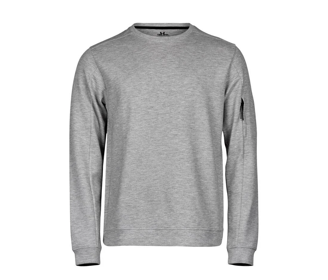 Tee Jays TJ5700 Athletic Sweater – Heather Grey