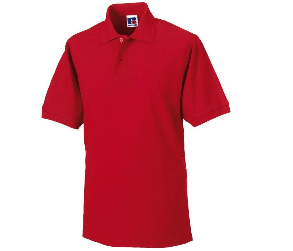 Russell JZ599 Duurzame Polykatoen Polo – Classic Red