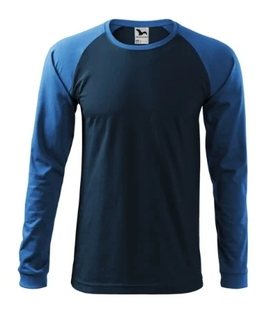 Malfini 130 T-shirt Lange Mouwen – Marineblauw