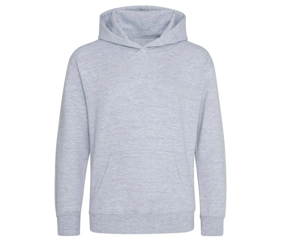 AWDIS JH201J Biologische Kinderhoodie – Heather Grey