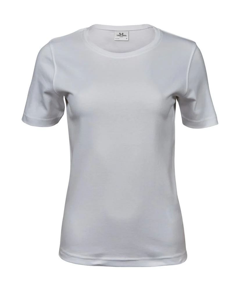 Tee Jays TJ580 Interlock T-shirt Dames – White