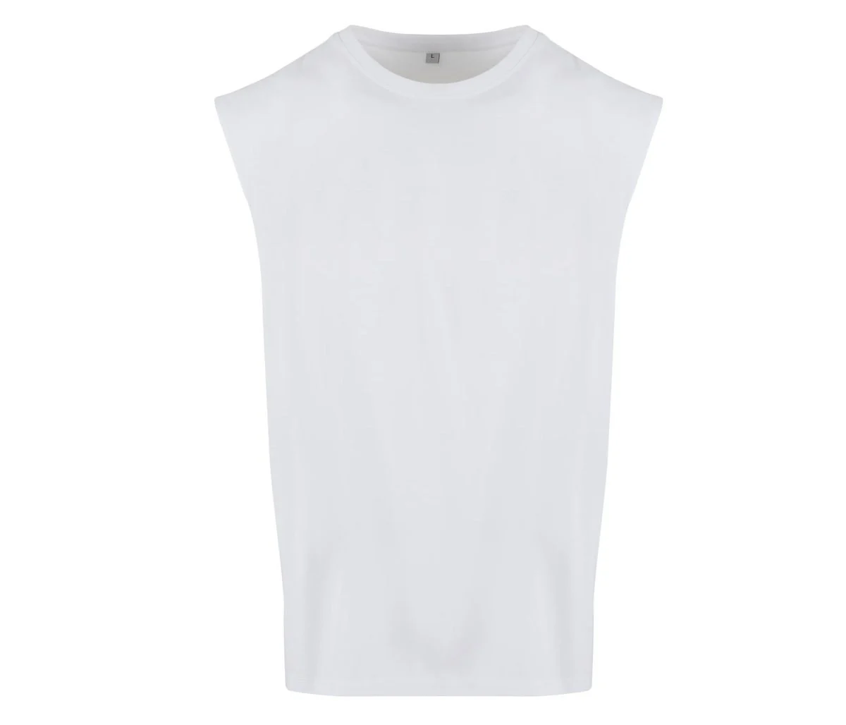 New Morning Studios NM016 Mouwloos T-shirt – White