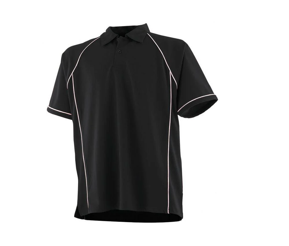 Finden & Hales LV370 Performance Polo – Black