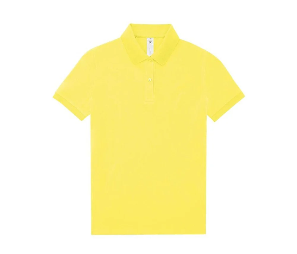 B&C BCW461 Fijne Piqué Polo Dames – Solar Yellow