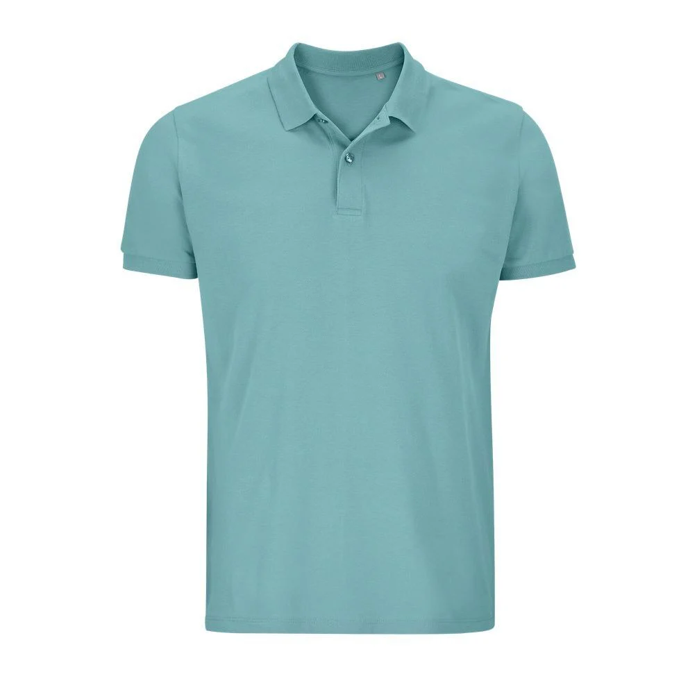 SOL'S 03566 Planet Biologisch Polo Heren – Blauw zwembad