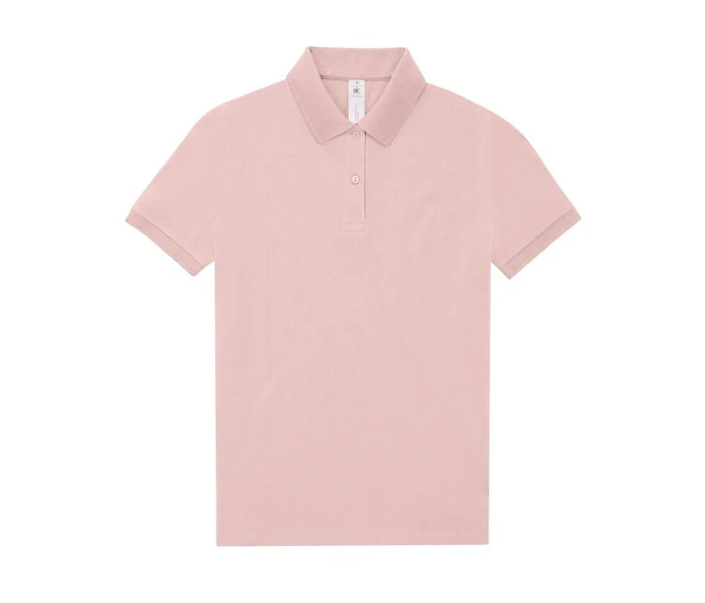 B&C BCW461 Fijne Piqué Polo Dames – Blush Pink