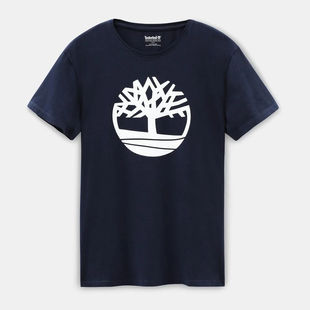 Timberland TB0A2C2R Biologisch T-shirt Heren – Donkere saffier