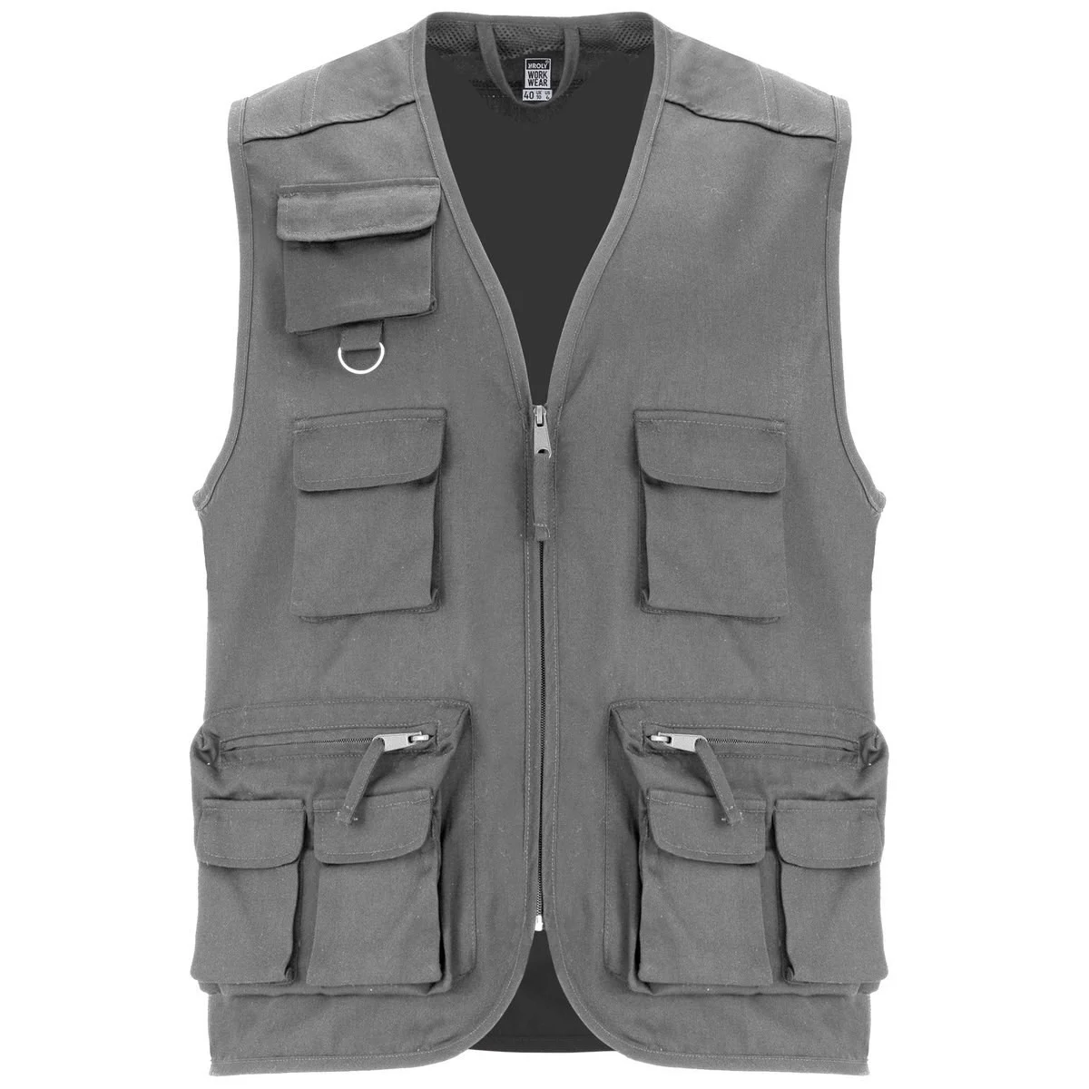 Roly CC9111 Venera Multi-pocket Werkbodywarmer Heren – Lead