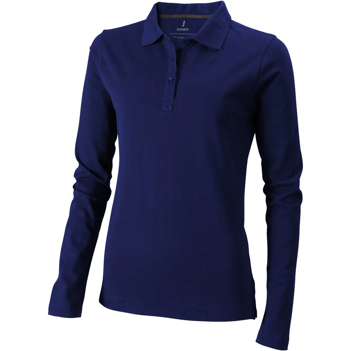 Elevate 38087 Oakville Polo Lange Mouwen Dames – Marine