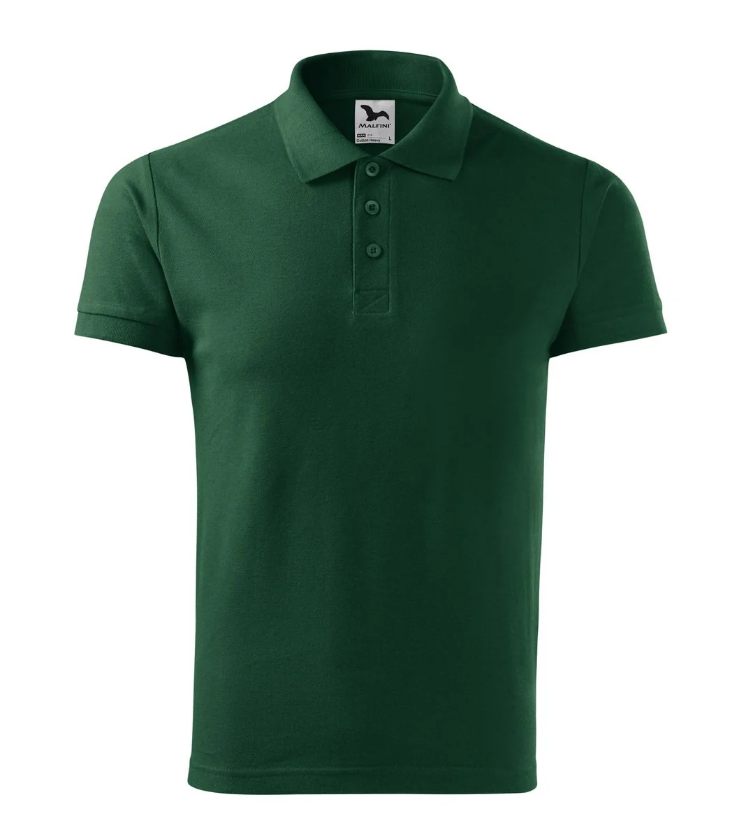 Malfini 215 Heavy Polo – Donkergroen