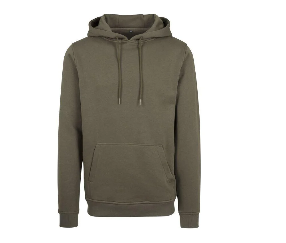 Build Your Brand BY011 Heavy Hoodie – Olive Green